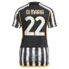 Officiële Voetbalshirt Juventus DI Maria 22 Thuis 2023-24 - Dames